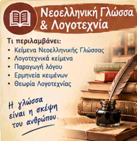 ΝΕΟΕΛΛΗΝΙΚΗ ΓΛΩΣΣΑ & ΛΟΓΟΤΕΧΝΙΑ